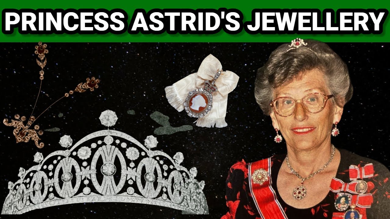 The incredible collection of Princess Astrid of Norway. One of the oldest royals in the world.