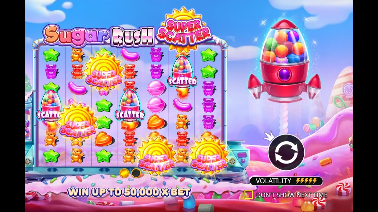 Sugar Rush Super Scatter (New Pragmatic Play Slot) First Look
