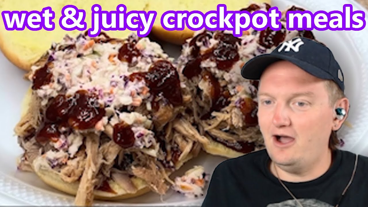REACTING TO 6 WET SUMMER CROCK POT MEALS TO BEAT THE HEAT