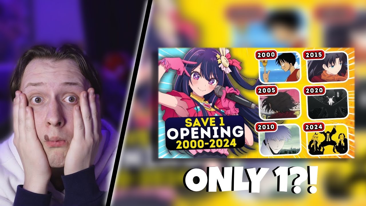 SAVE 1 ANIME OPENING for EACH YEAR (2000-2024)