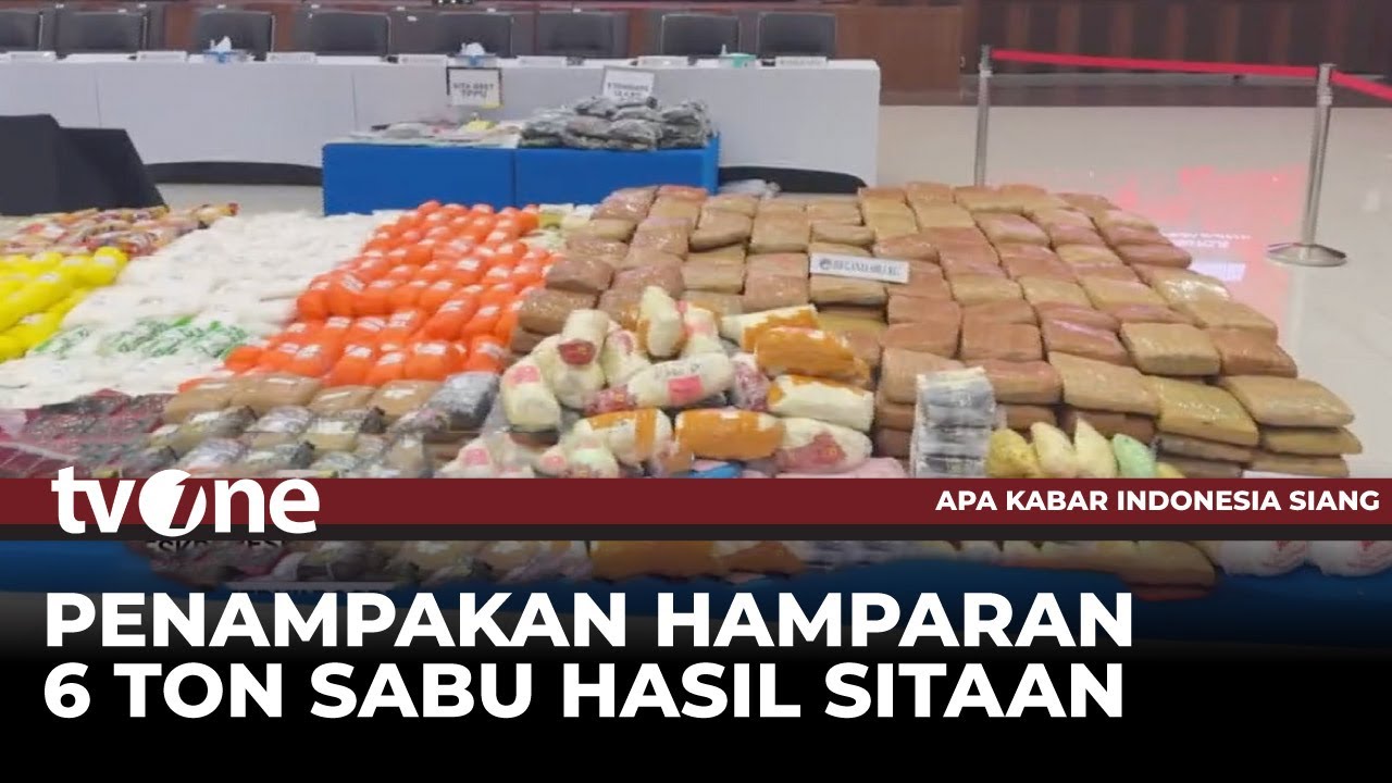 Bareskrim Polri Ungkap Peredaran Narkoba 6 Ton Sabu, 13 Senpi dan 8 Ribu Vape | tvOne