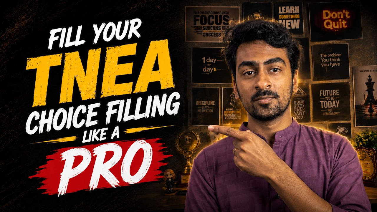 TNEA 2026 Choice Filling Strategy 🔥 | Fill Your Choices Like a PRO | Avoid These Costly Mistakes!