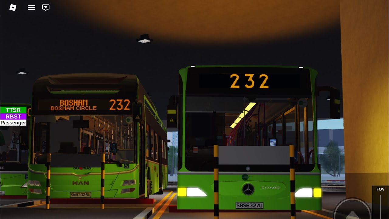 [Joydriving] SBS6327U + SMB3025U (oofed) + SG6307P | MB Citaro+MAN A22 E5+MAN A95 E6 3D Svc 232 TTSR