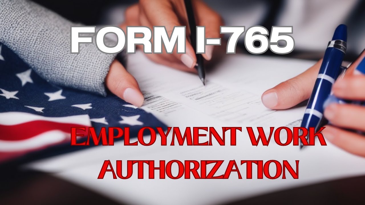 I-765 Step By Step | Application for Employment Authorization Document | eligibility category