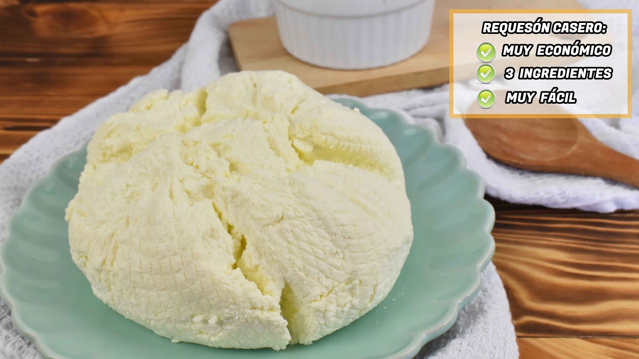 Como hacer REQUESÓN CASERO 3 ingredientes- FACIL Y ECONÓMICO