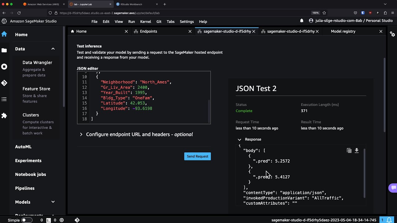 Deploy a model on AWS SageMaker with vetiver