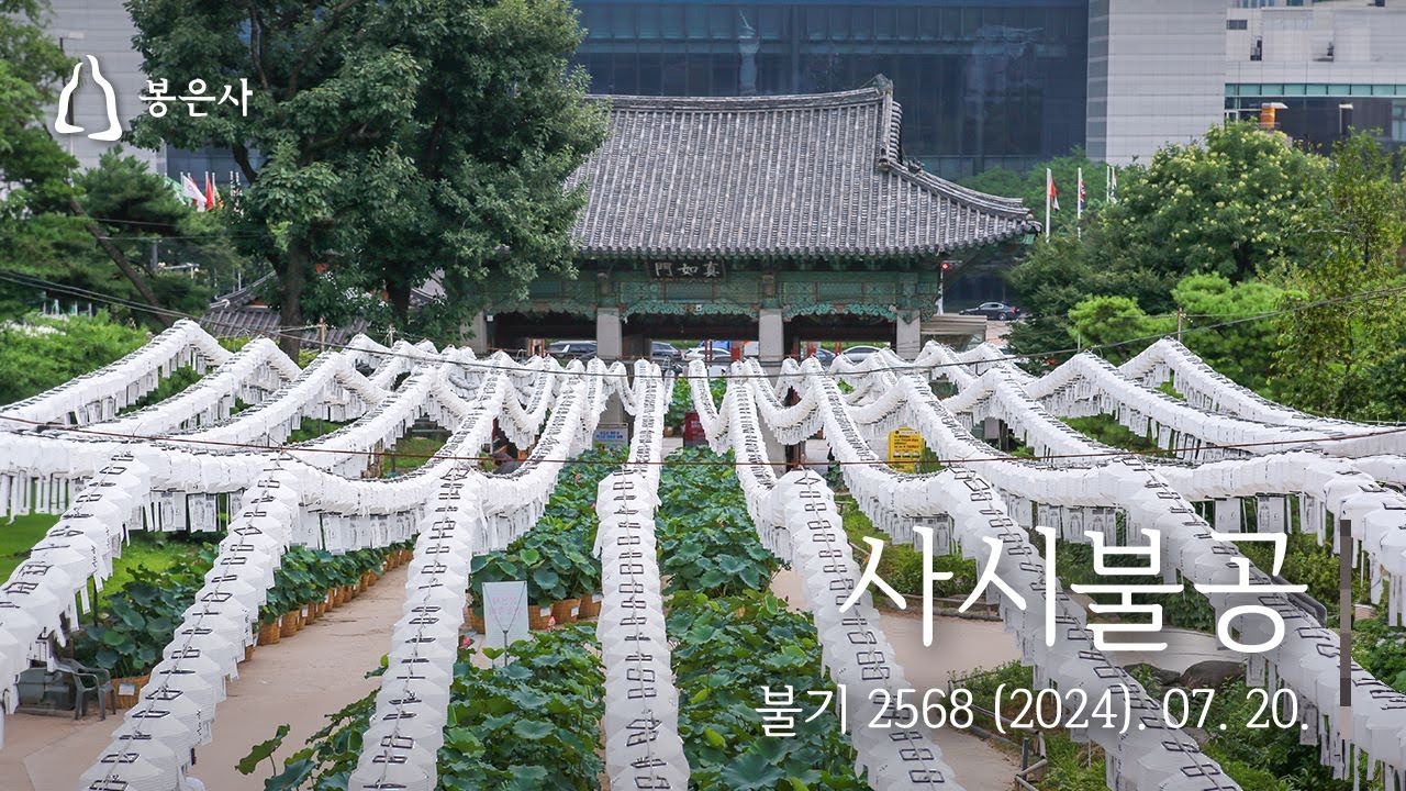 봉은사 사시불공 (2024.07.20)