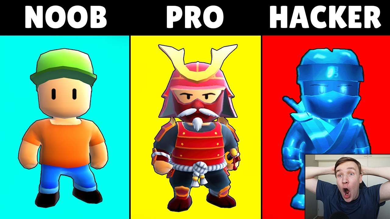 NOOB vs PRO vs HACKER Stumble Guysissa