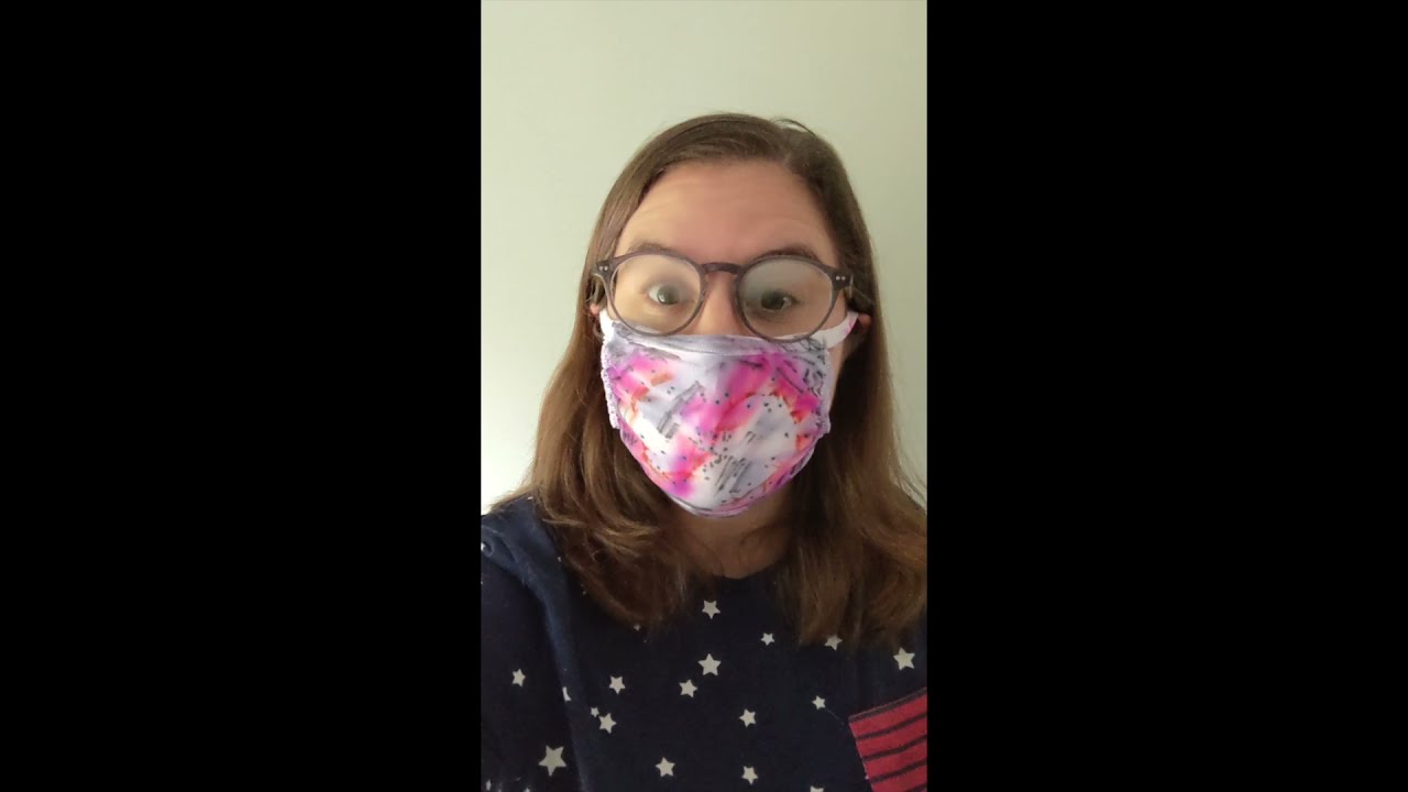 Galaxy Face Mask Tie Dye Craft