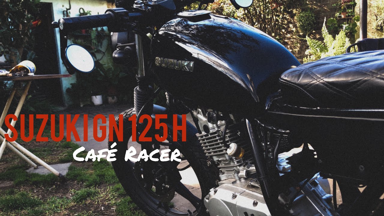 SUZUKI GN 125 H // “de stock a café racer”