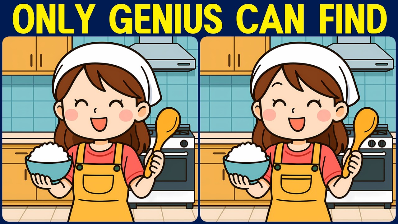 [Spot the Difference Brain Training] Find them all and prove your smartness.