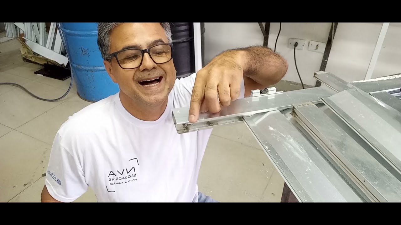 como diminuir porta de aluminio