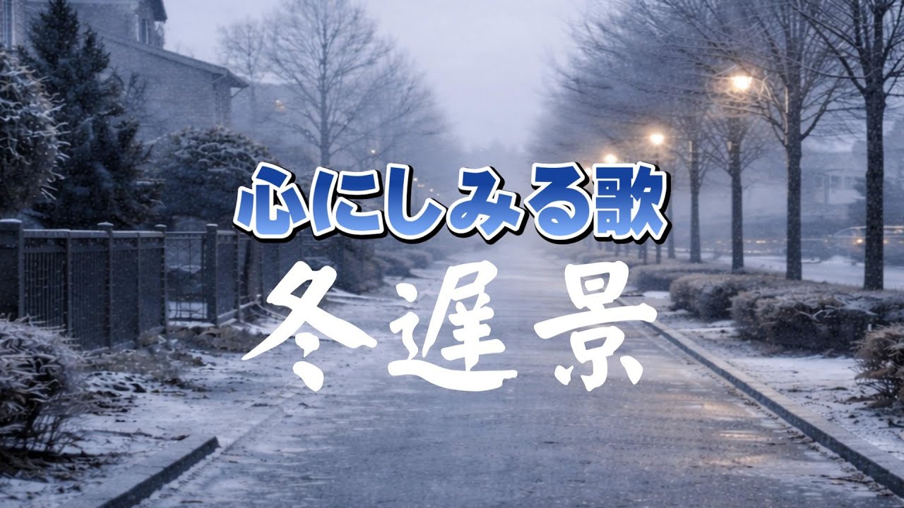 冬遅景（ふゆちけい）｜人生は、あとから景色が見えてくる｜心のオリジナルソング