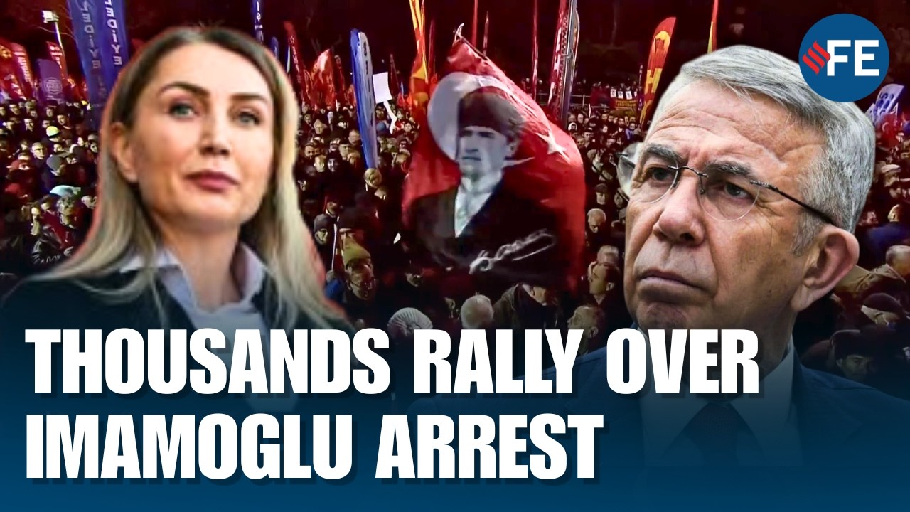 LIVE Turkey Protests: Massive Crowds Mark Imamoglu Arrest Anniversary | Istanbul Tensions Rise