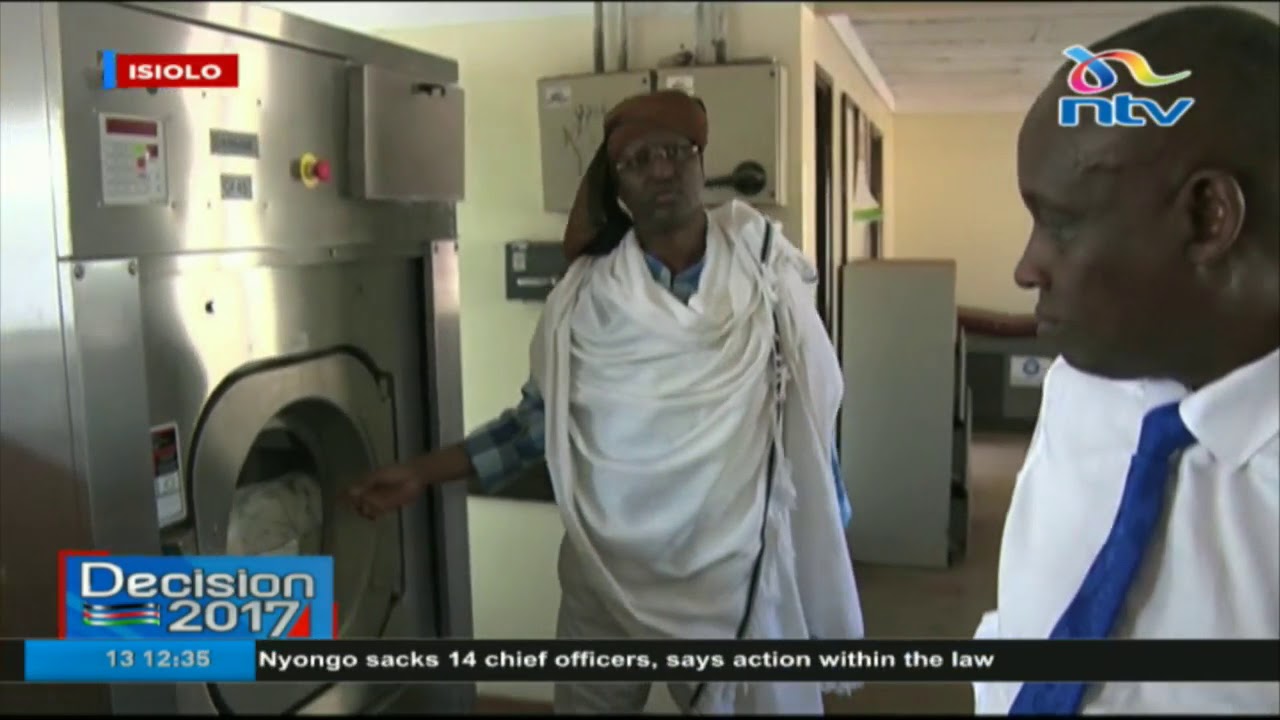 Isiolo governor Mohamed Kuti  makes an impromptu visit to the County referral hospital