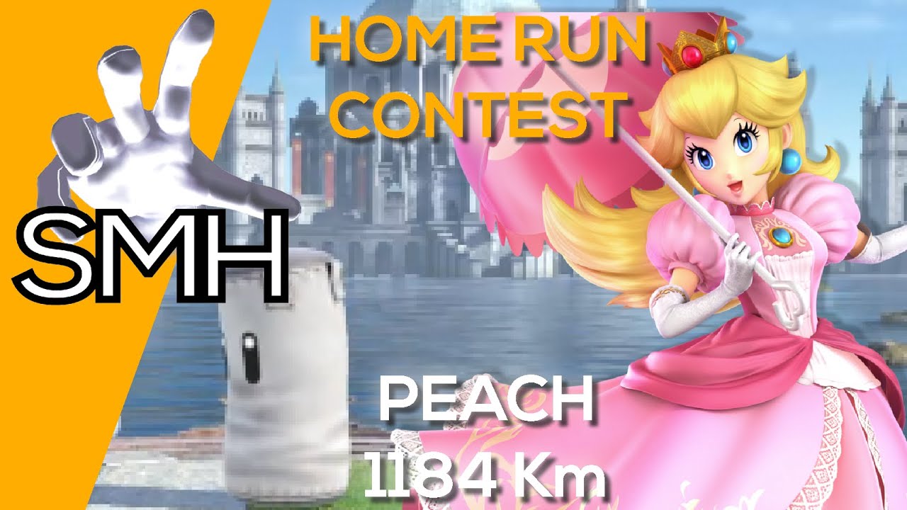 Smash Bros Ultimate - Home Run : Peach 1184,164 km