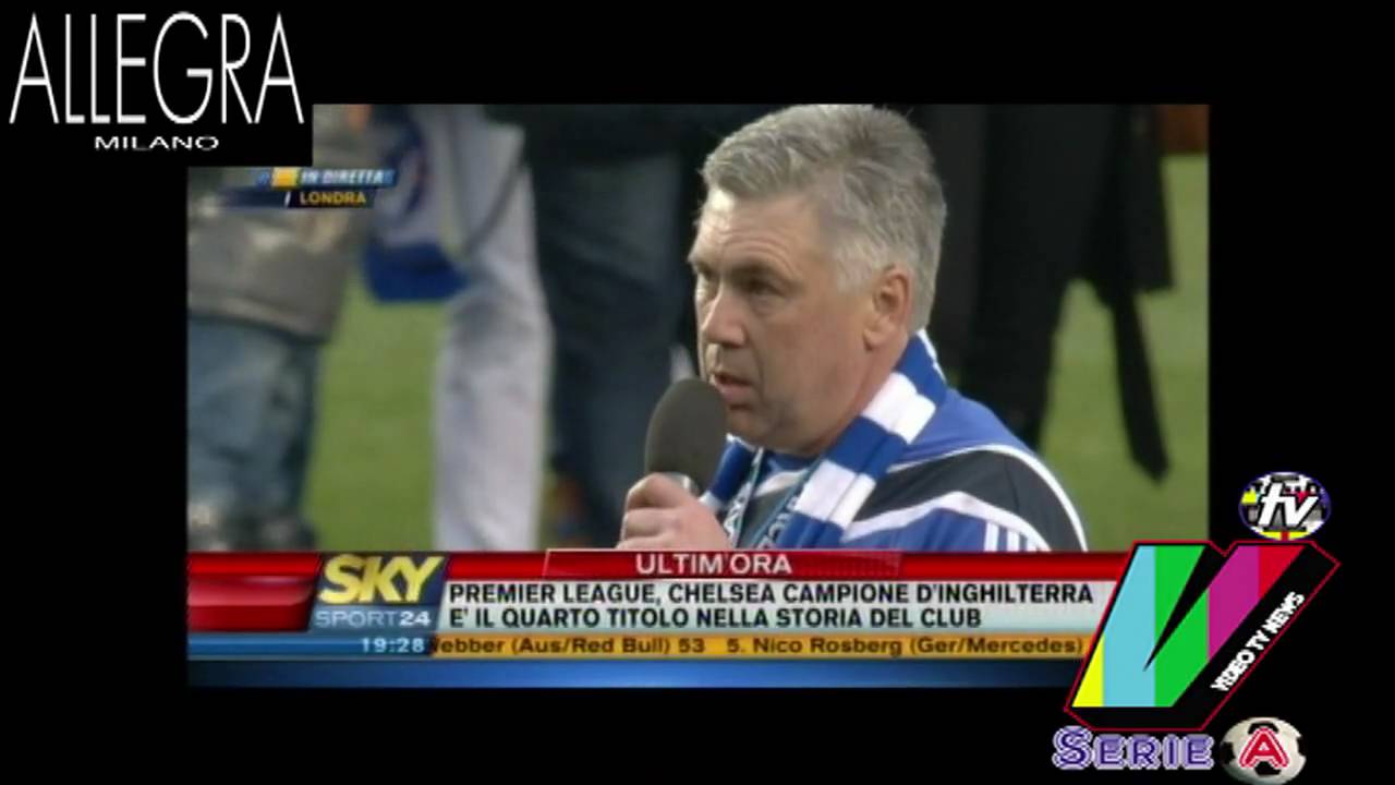 ANCELOTTI VINCE LA PREMIER LEAGUE CON IL CHELSEA HD - VideoTVnews - 09-05-2010