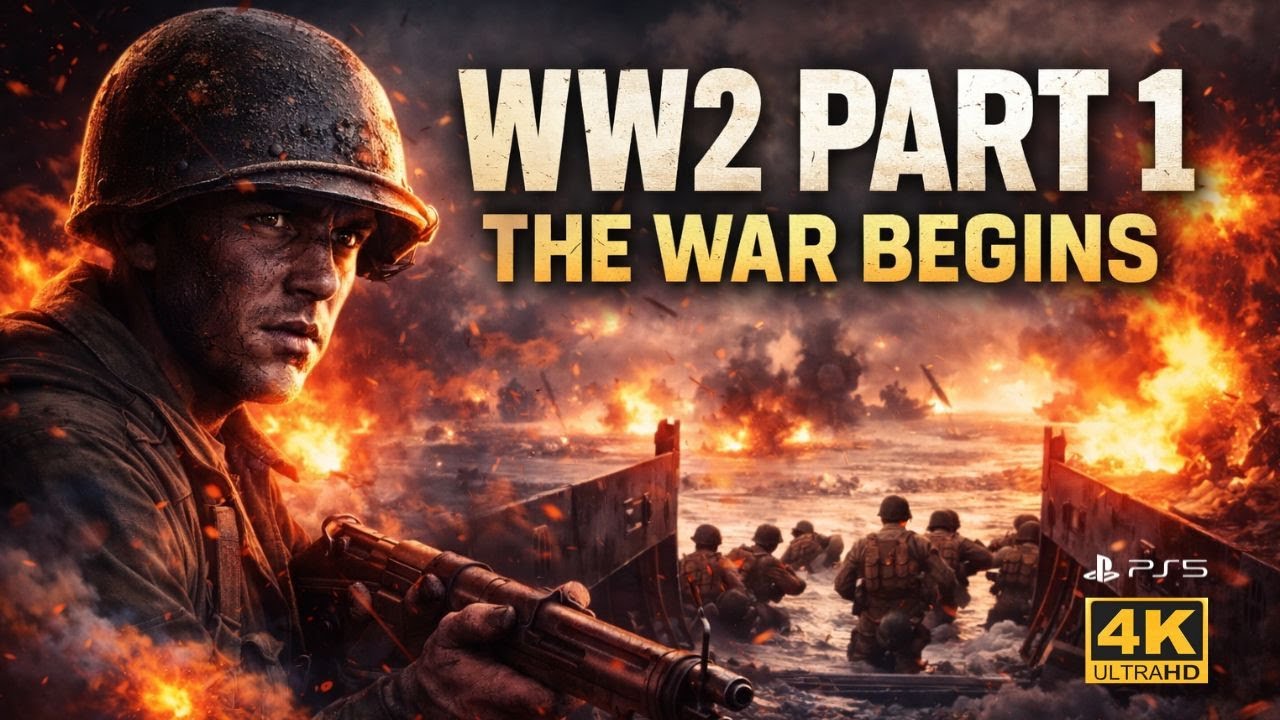 Call of Duty: WWII – Immersive Realistic Gameplay | 4K 60FPS HDR | Part 1