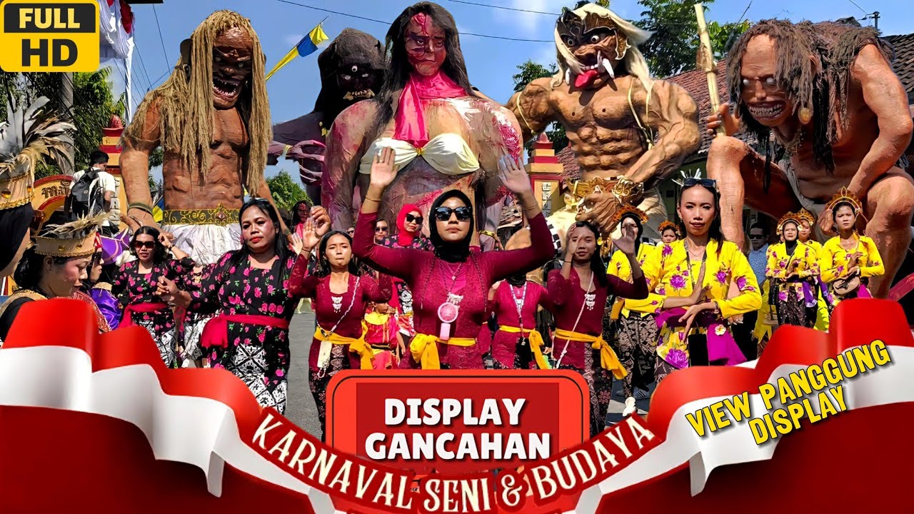 Full Display ‼️ Karnaval Seni dan Budaya Gancahan 8 Sidomulyo Godean | Kemerdekaan HUT RI ke 80
