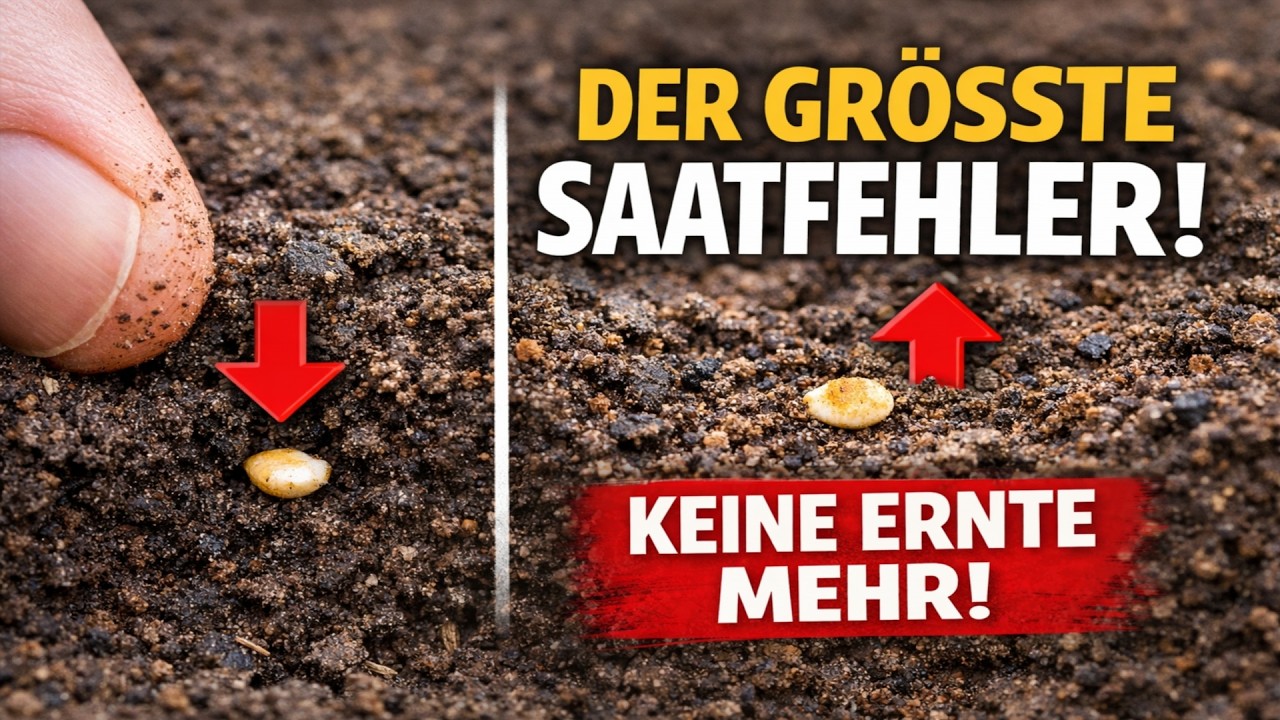 Tomaten aussäen: Der GRÖSSTE Fehler, der Ihre Ernte ruiniert (Zu tief oder zu flach?)