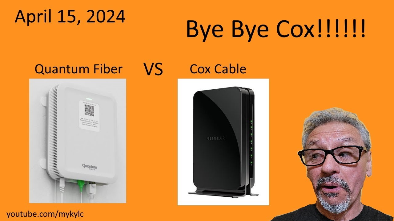 Cox Cable vs Quantum Fiber.  Let the battle begin!