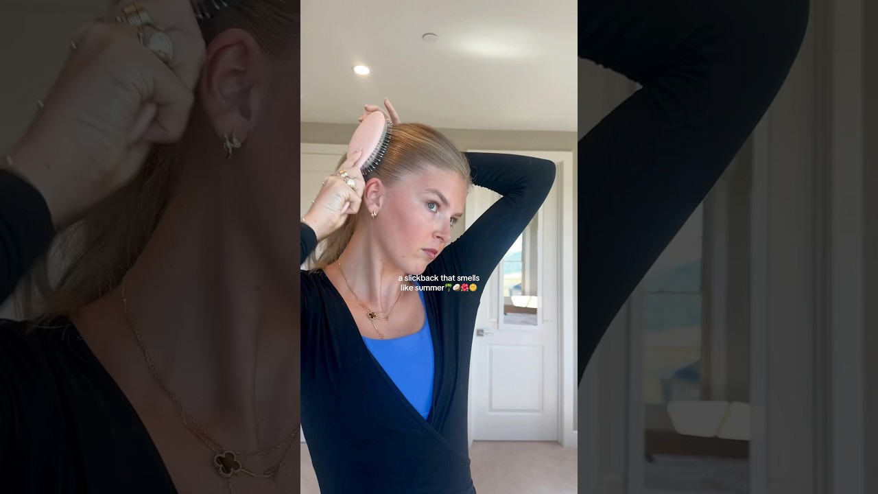 the most delish slick back! 