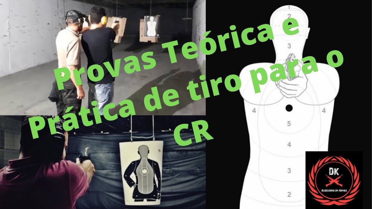 Laudo técnico de tiro- Provas teórica e prática para Posse e CR do CAC 2021