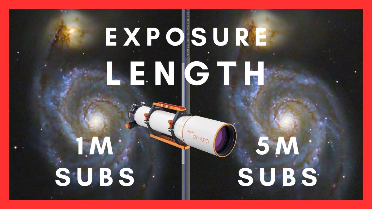 Long VS Short Exposures in Astrophotography - Broadband at F/7