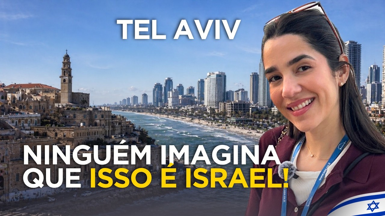 Você não vai acreditar que isso é Israel | Tel Aviv em 1 dia
