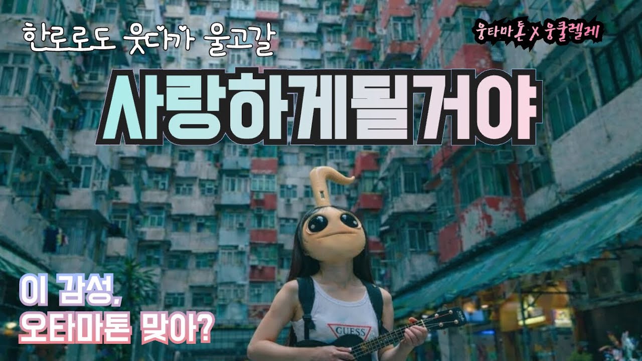 이 조합, 눈물 남.. 웅타마톤 x 웅쿨렐레가 연주하는 한로로 '사랑하게 될 거야' 🎸
