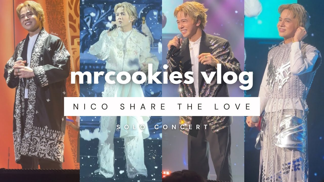 mrcookie vlog⋆ ࣪.˖✩| Nico Share The Love first solo concert💙 | heeheeji😉