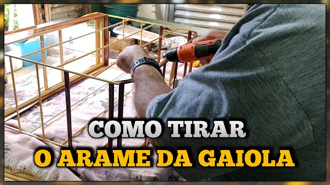 COMO TIRAR COM FACILIDADE O ARAME DA GAIOLA