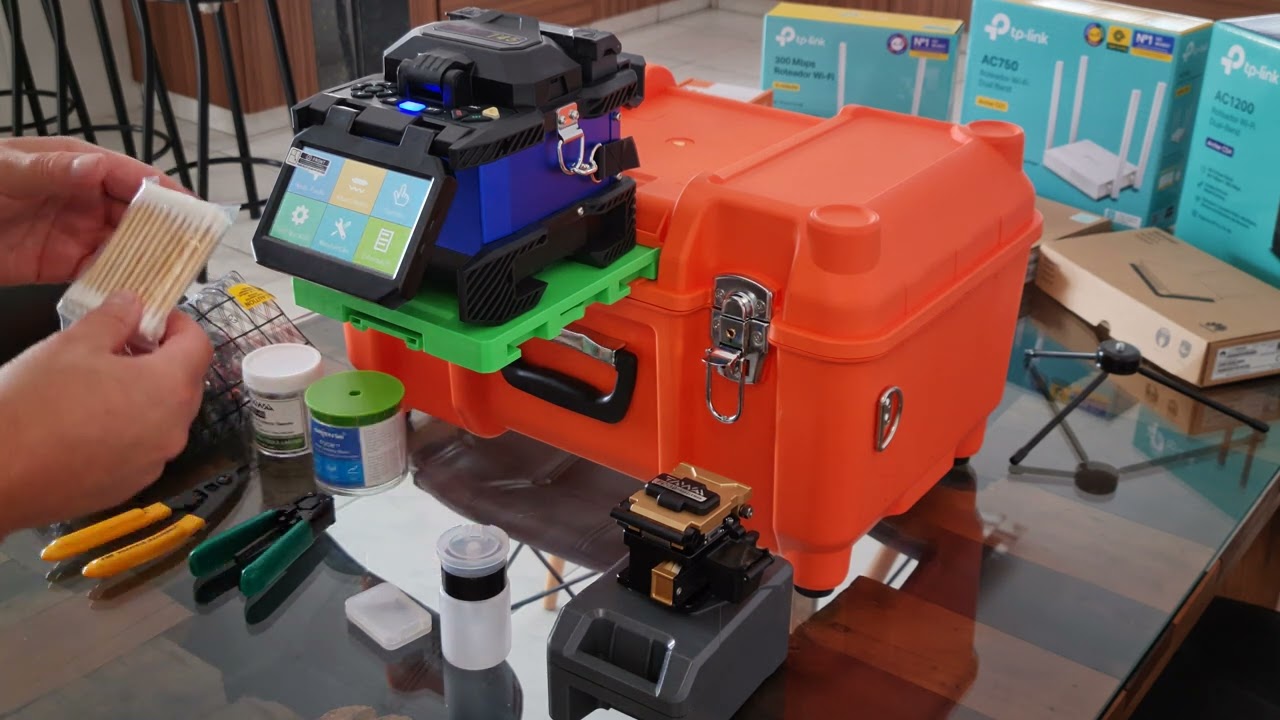 Máquina de Fusão Orientek T45 Fibra Ótica