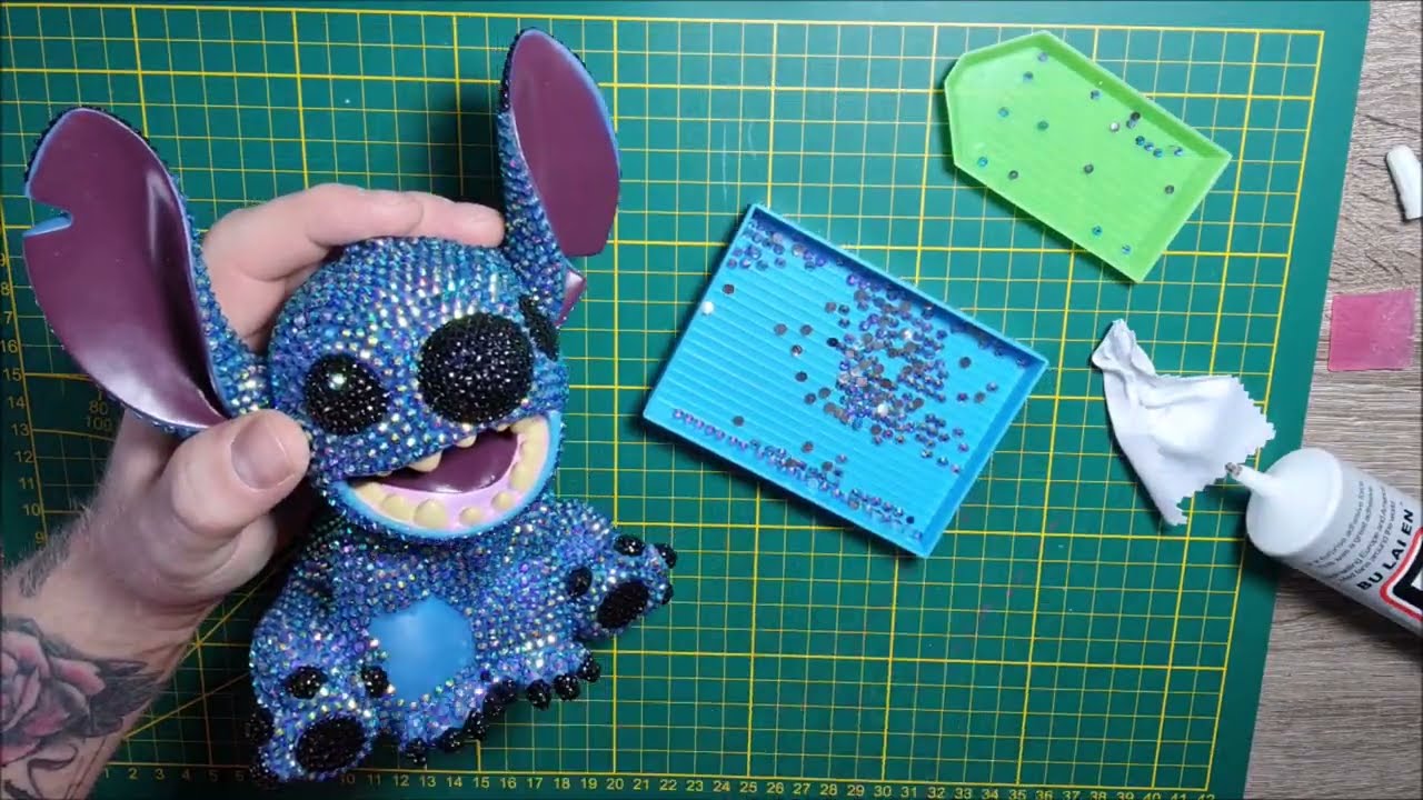Diamond Painting 3D Figur | Stitch Figur | Timelapse & Unboxing