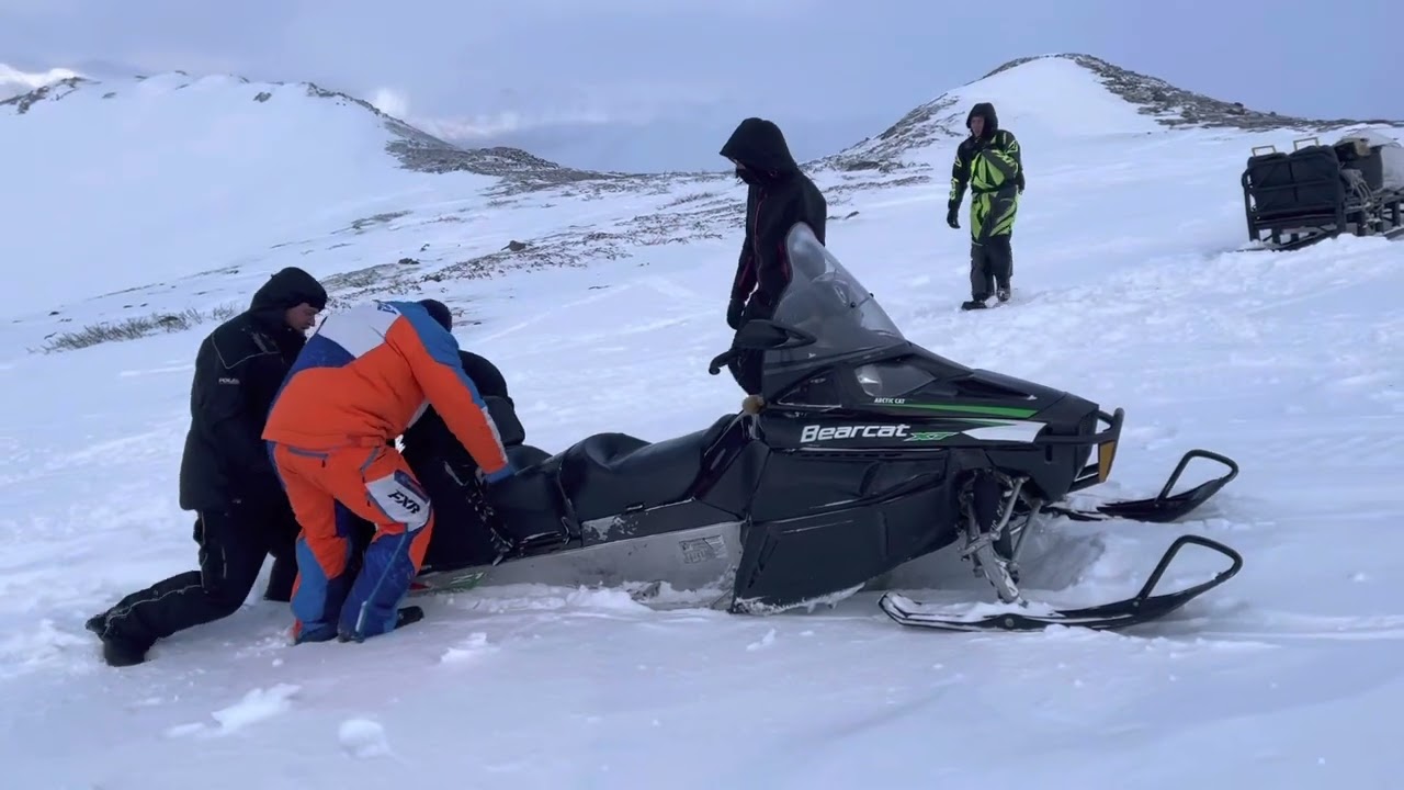 Налычевская долина, Камчатка, февраль 2023.