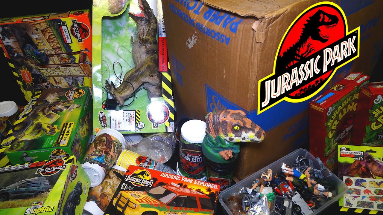 What's in the Box: Jurassic Park Merchandise AND TOYS!