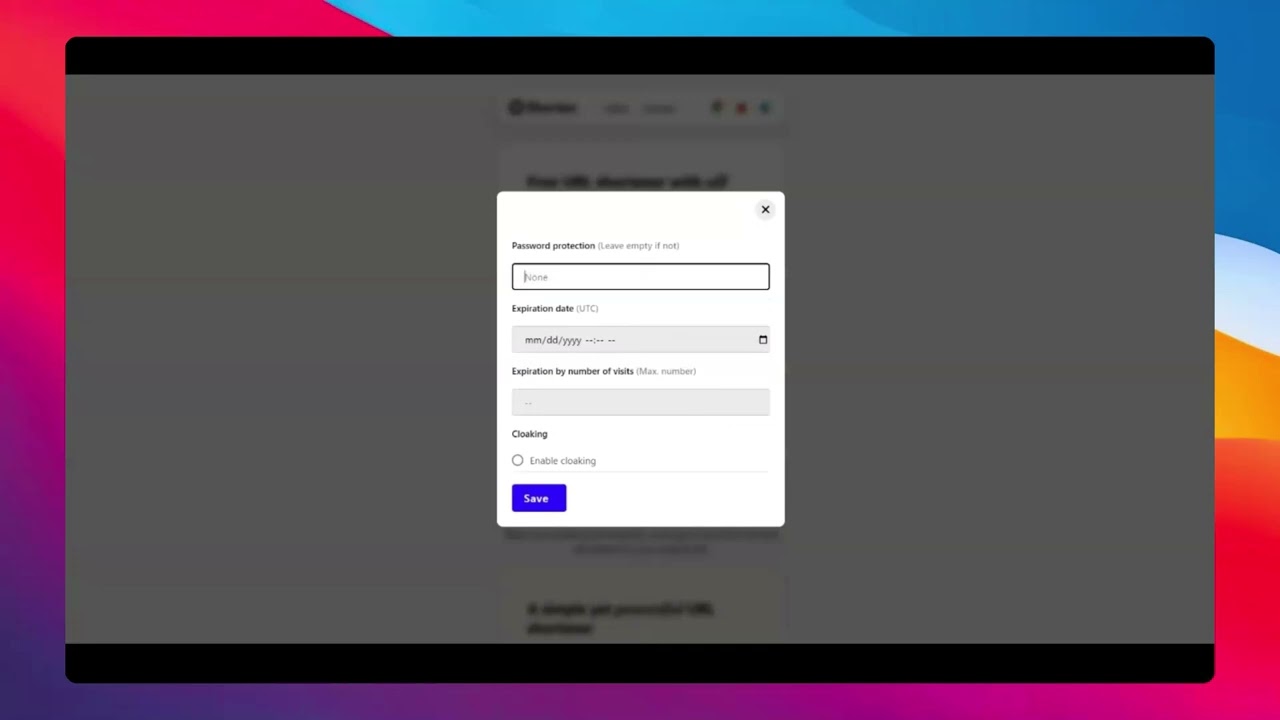 Short link YouTube - URL shortener