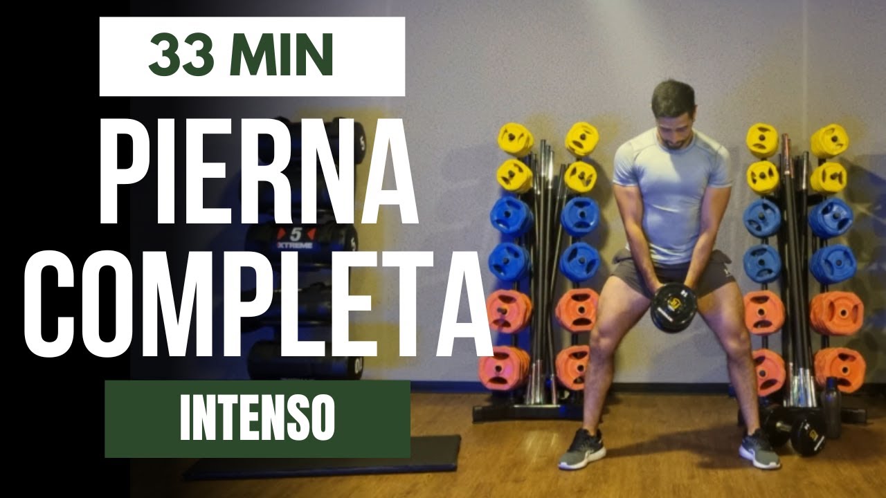 Tren inferior con mancuernas 🔥 ejercicios para gl&uacute;teos, cu&aacute;driceps, aductores e isquios
