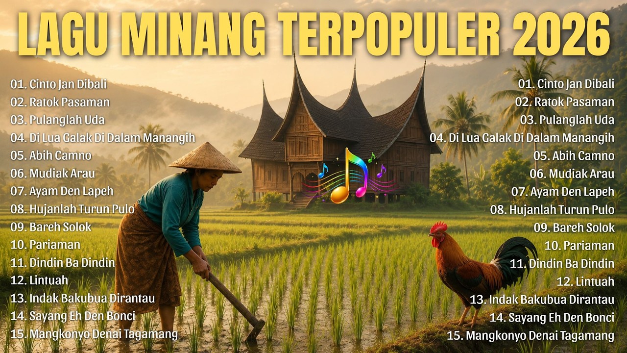 Lagu Minang Terbaik Sepanjang Masa | Lagu Minang Cinta & Kerindua