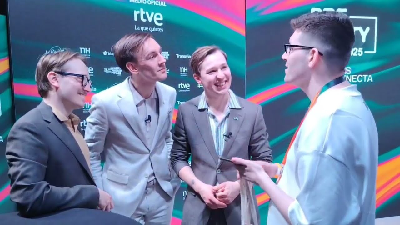 🇸🇪 KAJ - Bara Bada Bastu (Sweden Eurovision 2025) | INTERVIEW AT MADRID PRE PARTY 2025