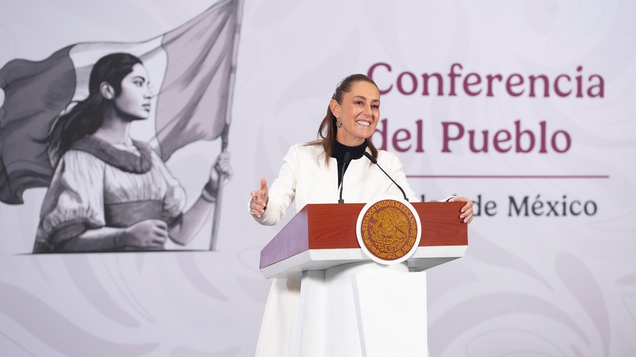 Certidumbre económica asegura buen año para México. Conferencia presidenta Sheinbaum 1 de 2