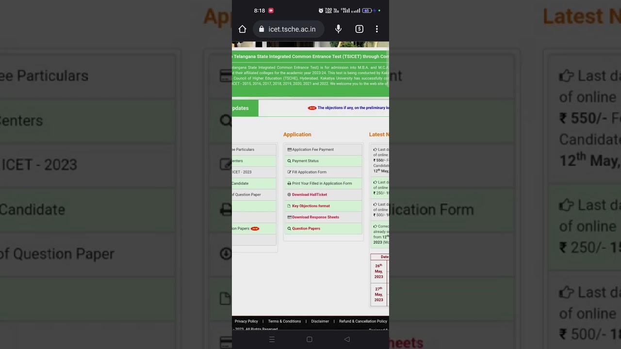 Icet response sheets|Ts icet ranks|#icet