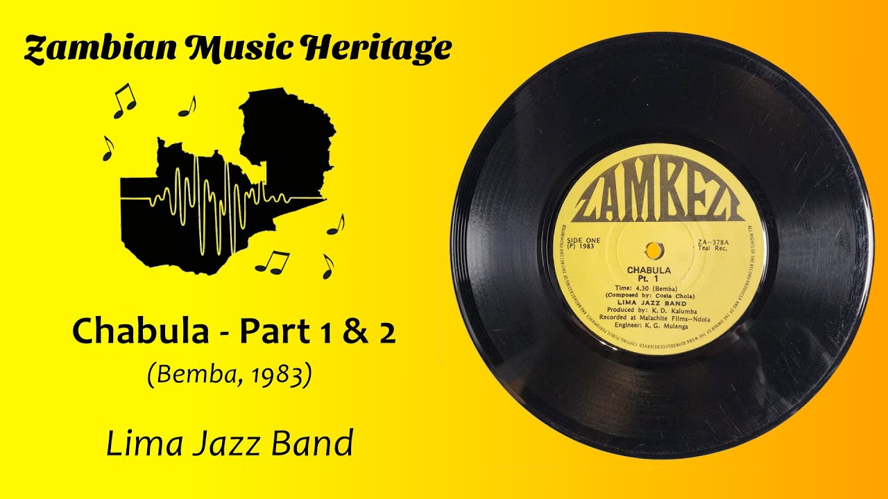 Lima Jazz Band - Chabula Part 1 & 2 - Zambian single (Bemba, 1983)