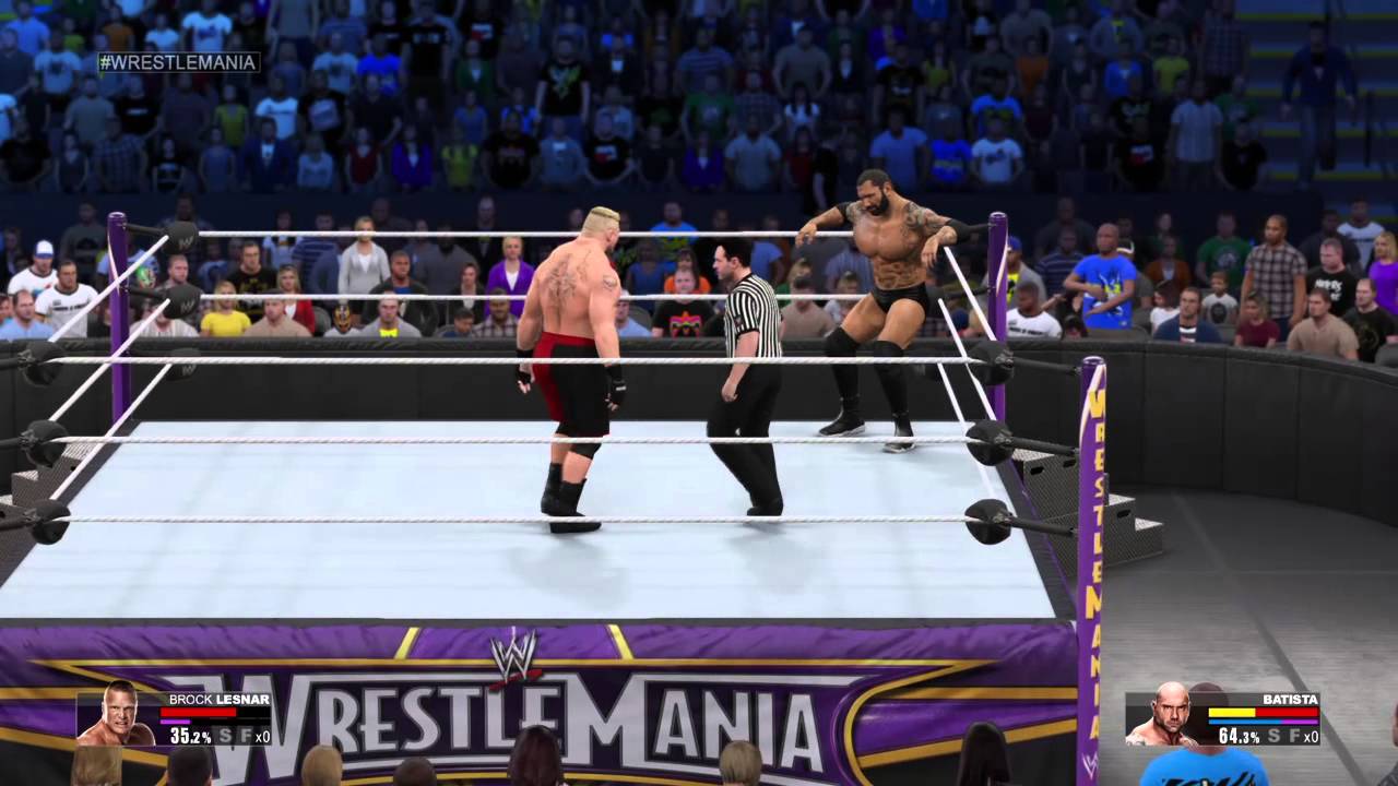 WWE 2K15 - Lesnar/Batista Attributes/Slider Test