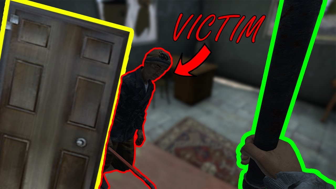 DayZ AMBUSH using a TRAP DOOR!