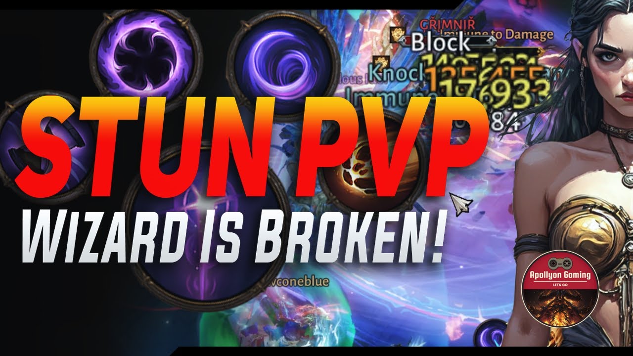 Они не могут двигаться! Самый безумный билд волшебника для PvP с оглушением — невероятный контрол...