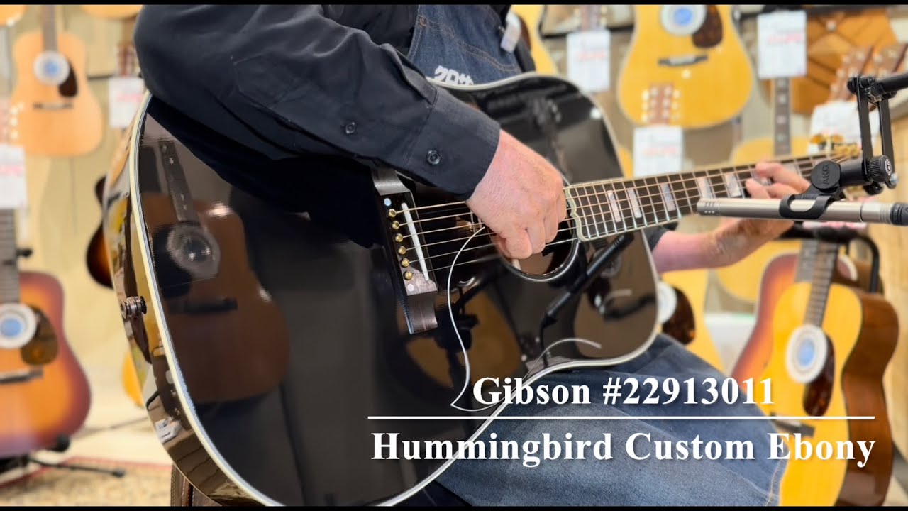 Gibson Hummingbird Custom Ebony #22913011