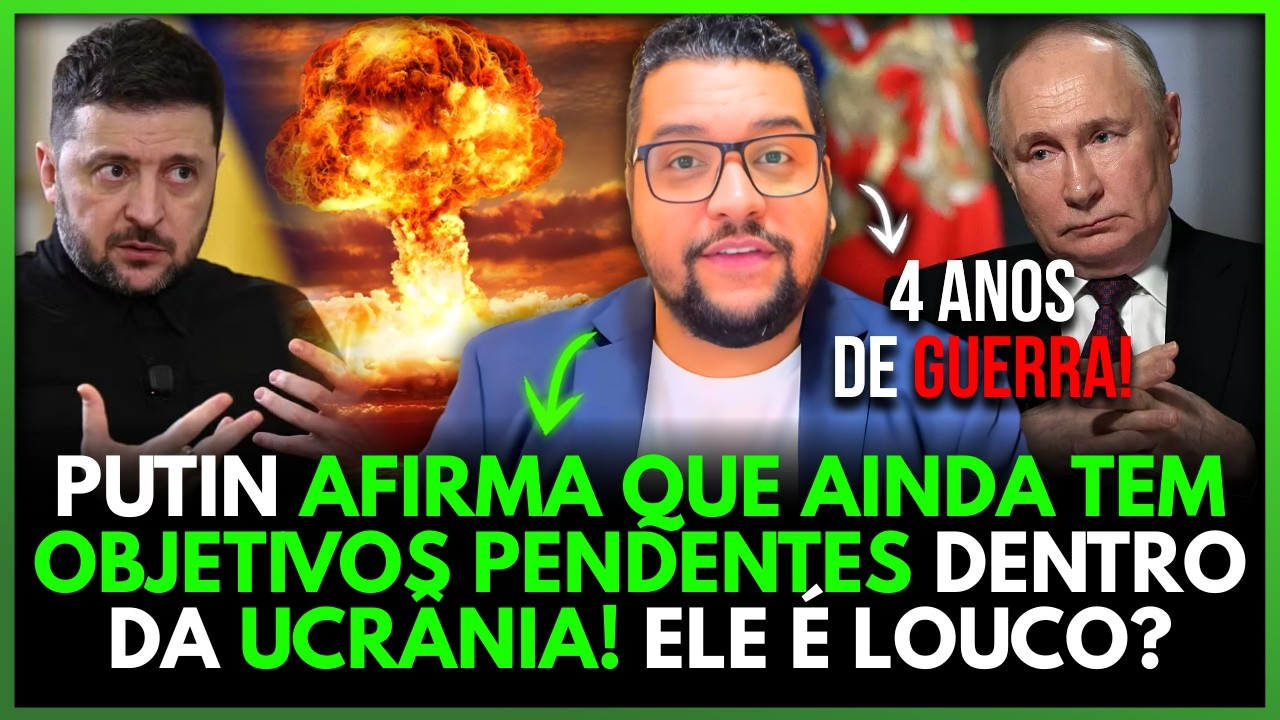 PUTIN AINDA QUER ALGO SÉRIO COM A UCRÂNIA!