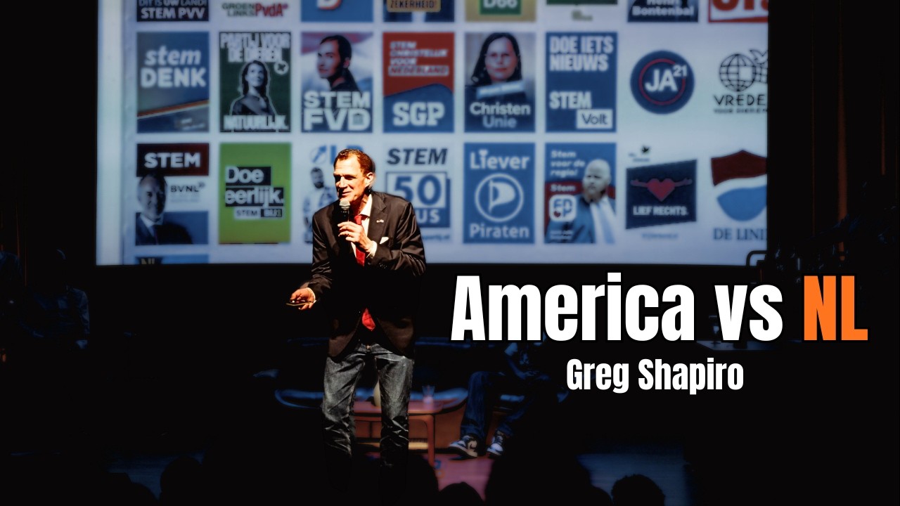 Greg Shapiro About Dutch Elections & Stereotypes I Comedy At Late Night Erasmus Live
