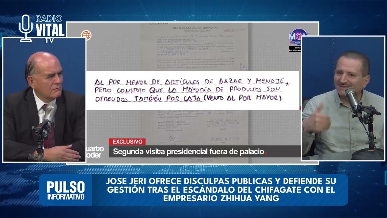 Programa Pulso Informativo - Invitado: Rudecindo Vega - Exministro de Trabajo y Vivienda